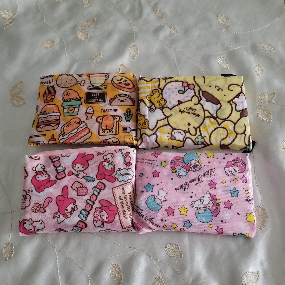 Hello Kitty character prints reusable bags